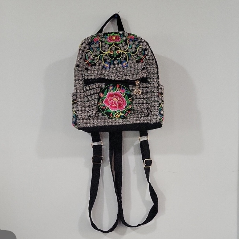 Boho Backpack Euc - image 5